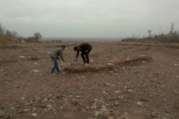 کارهای صحرائی دانشجویان ژئومورفولوژی در شمال دریاچه ارومیه